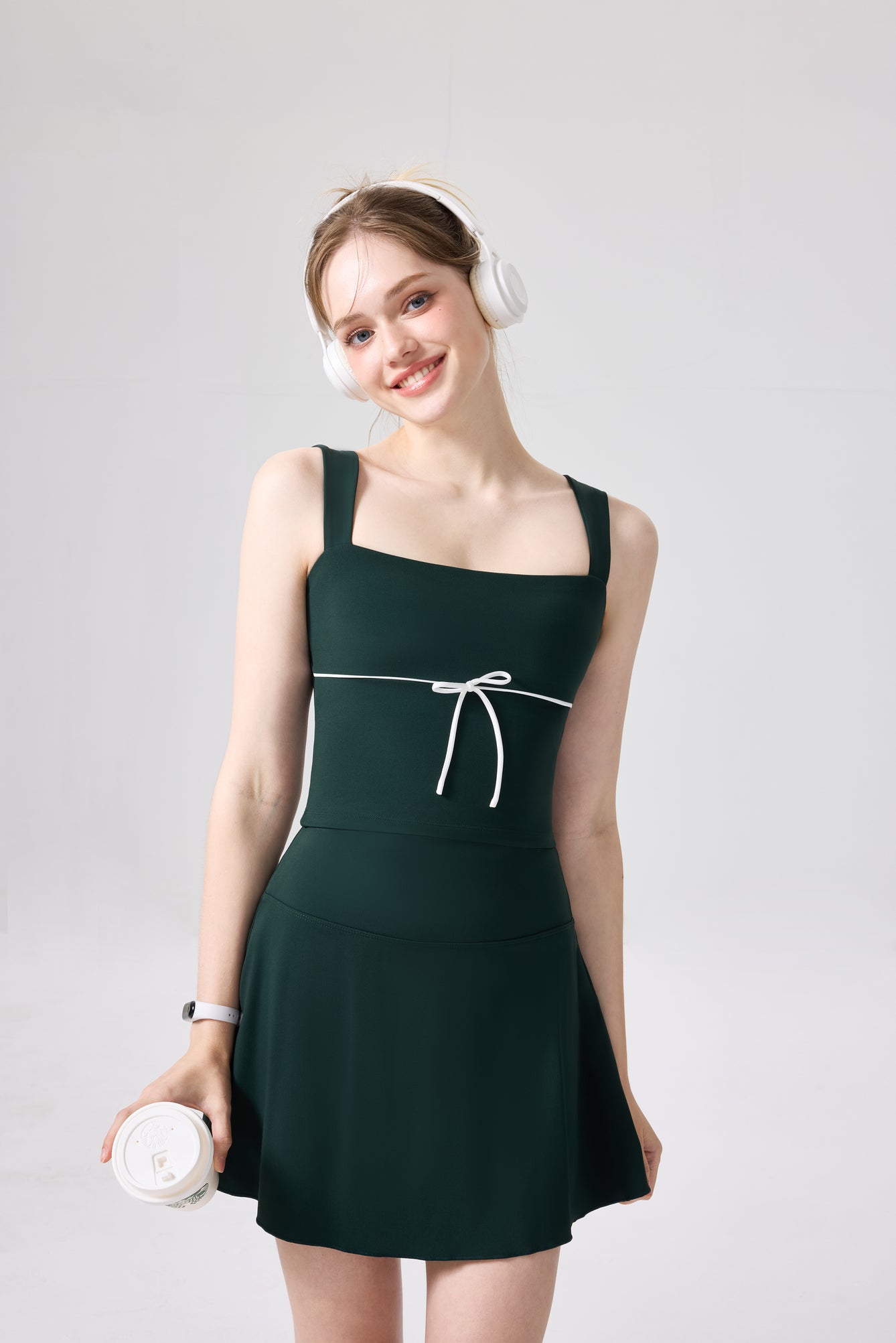 「Aspen」Square Neck Top for Tennis Dance Yoga, Date Night Outfit, Resort Wear