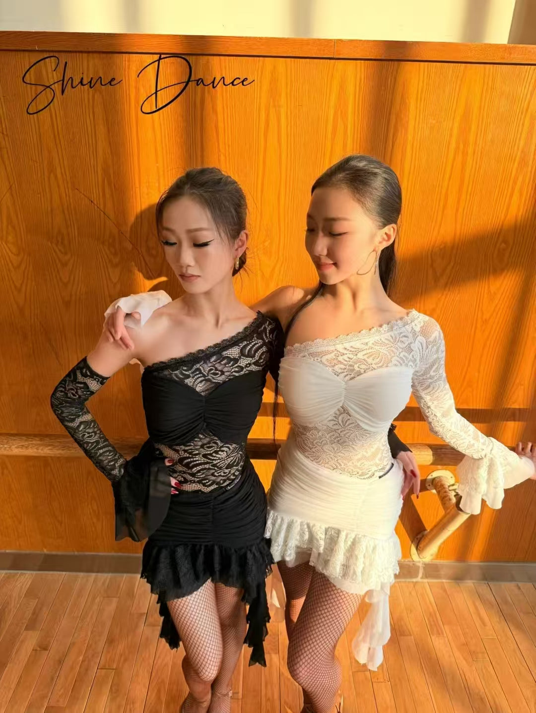 Springtime Fleur | Shine Dance | Elegant Latin Dance Dress for Graceful Movements