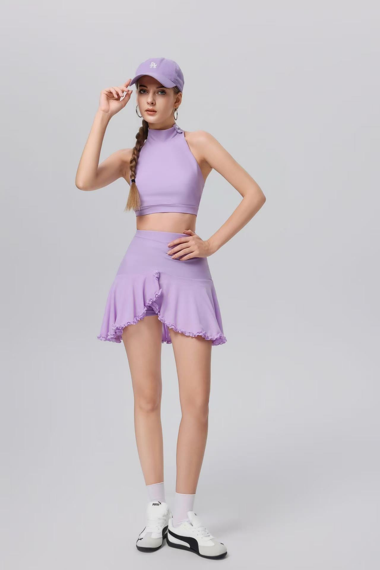 「Latincore」Purple suit for Dance Tennis Yoga Daily