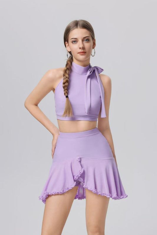 「Latincore」Purple suit for Dance Tennis Yoga Daily