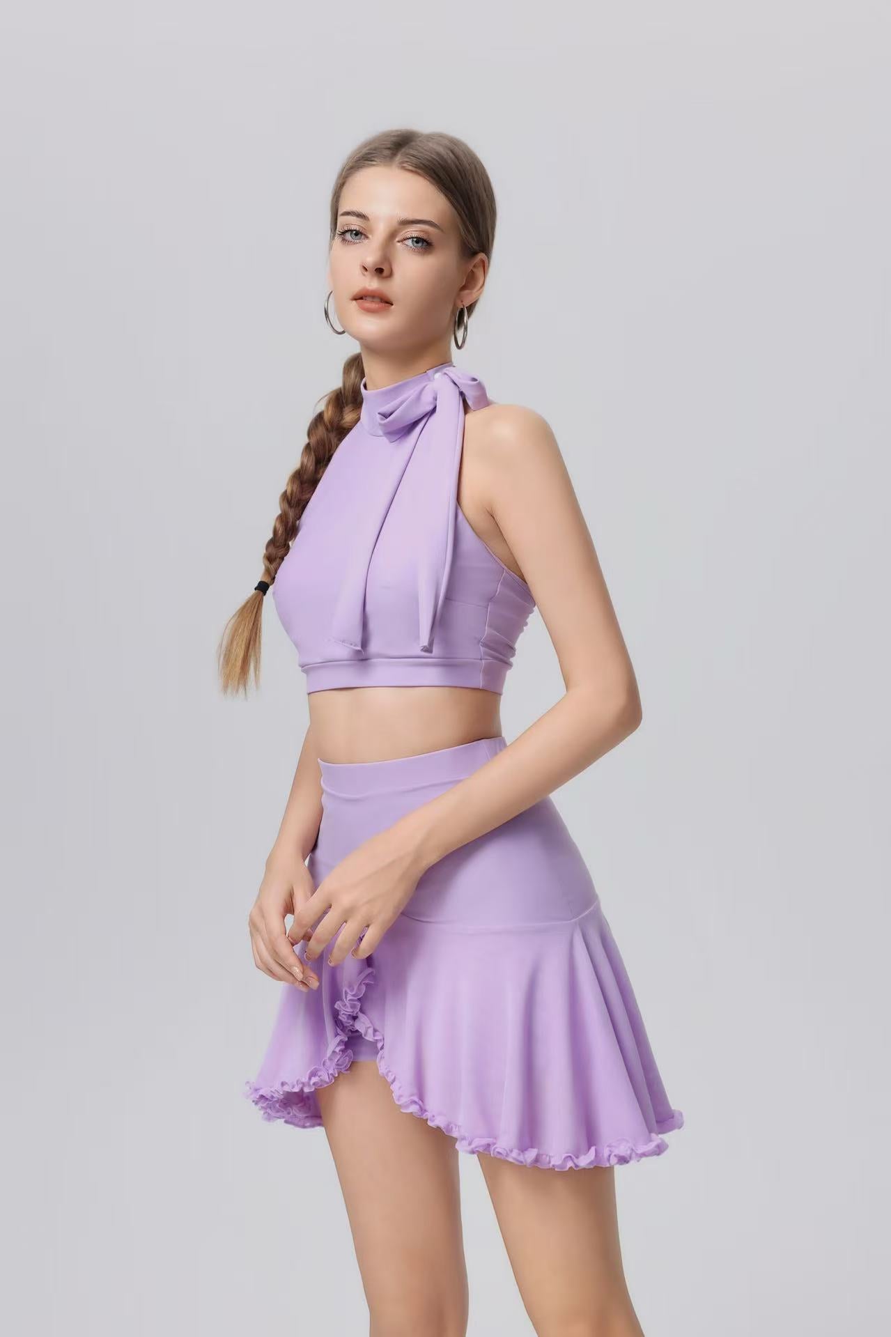 「Latincore」Purple suit for Dance Tennis Yoga Daily