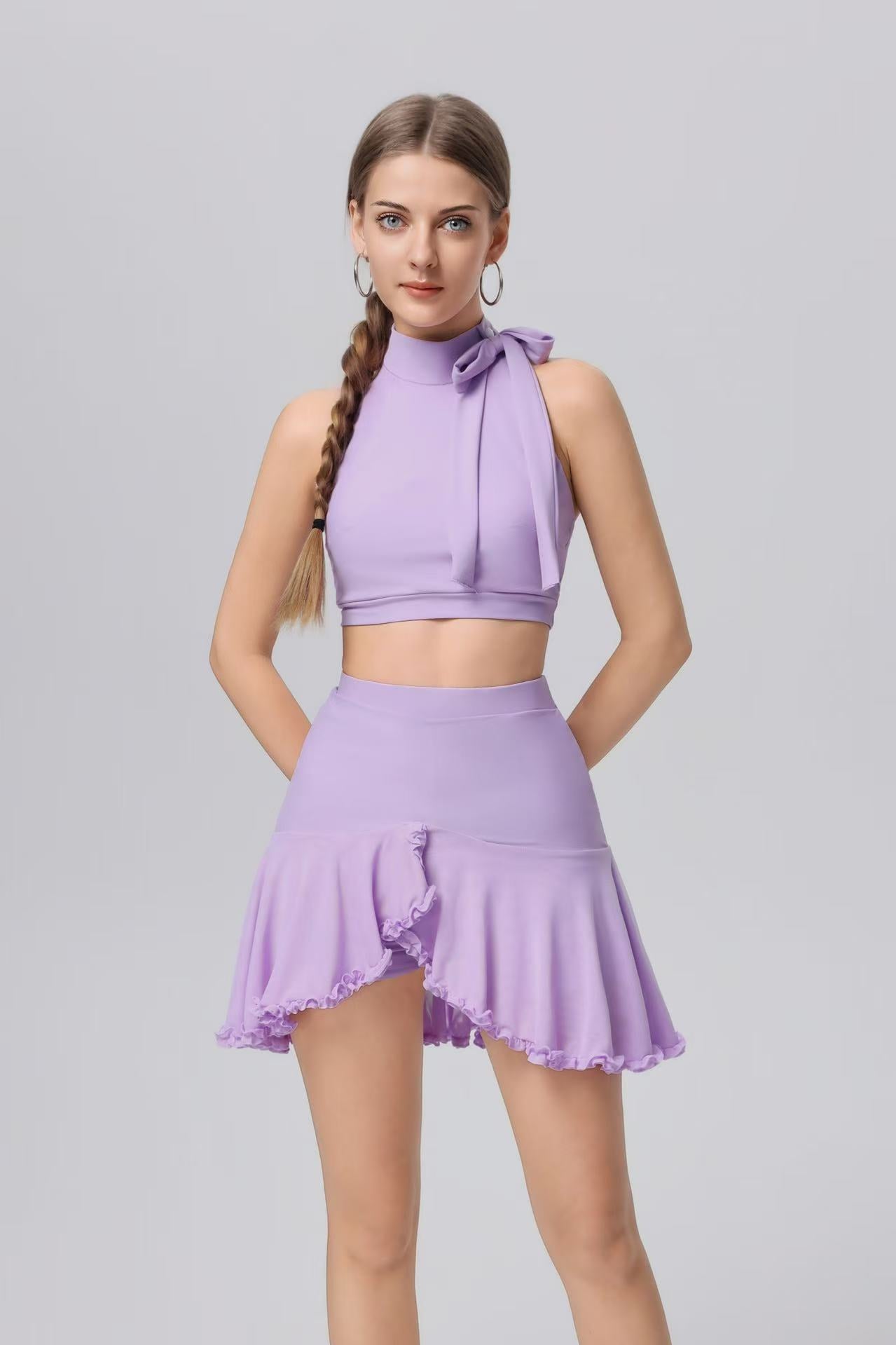 「Latincore」Purple suit for Dance Tennis Yoga Daily