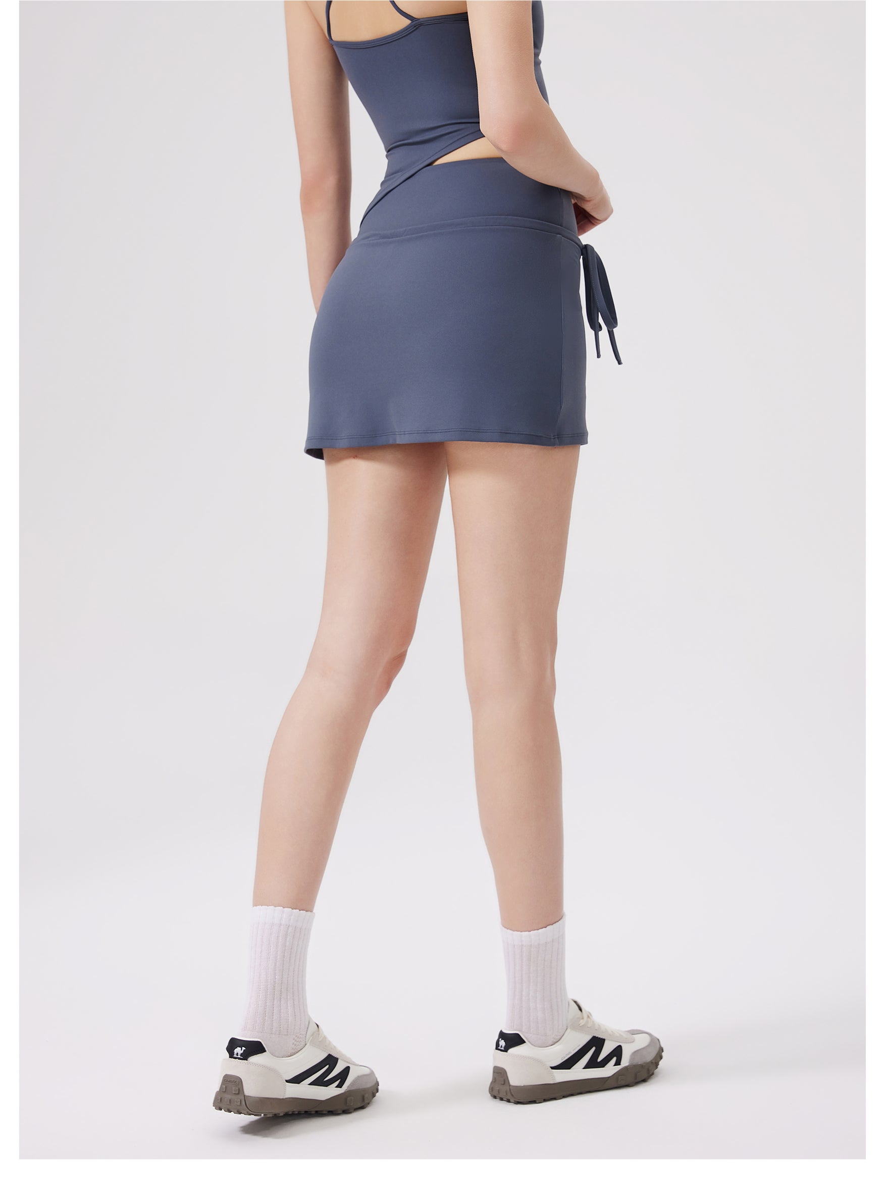 「Flipped」High-Waist A-Line Skort - Tennis Skirt, Dance Skirt, Summer Skort