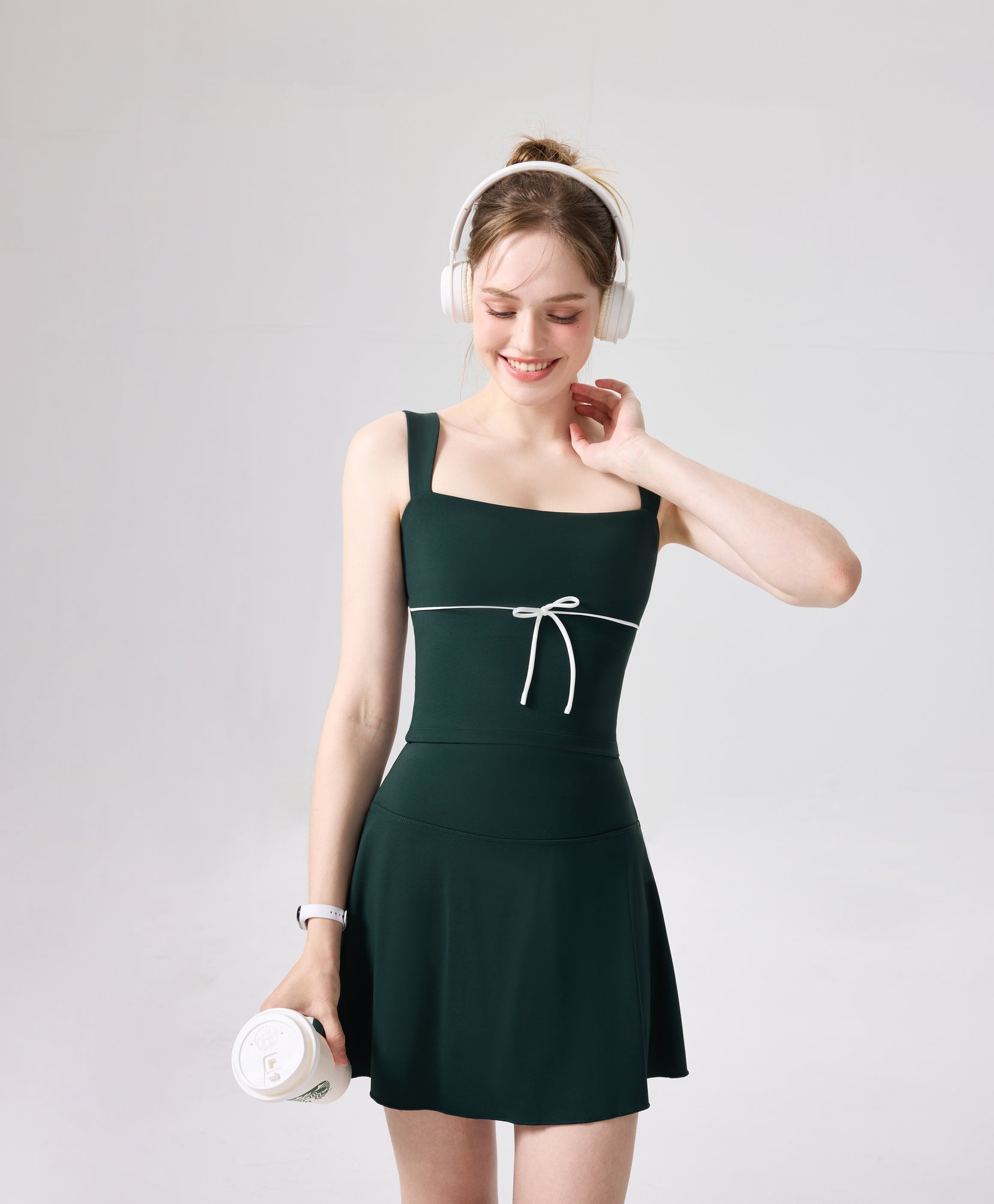 「Aspen」Square Neck Top for Tennis Dance Yoga, Date Night Outfit, Resort Wear