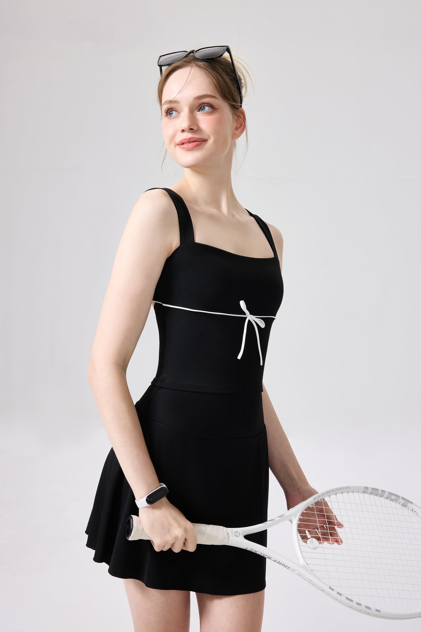 「Aspen」Square Neck Top for Tennis Dance Yoga, Date Night Outfit, Resort Wear