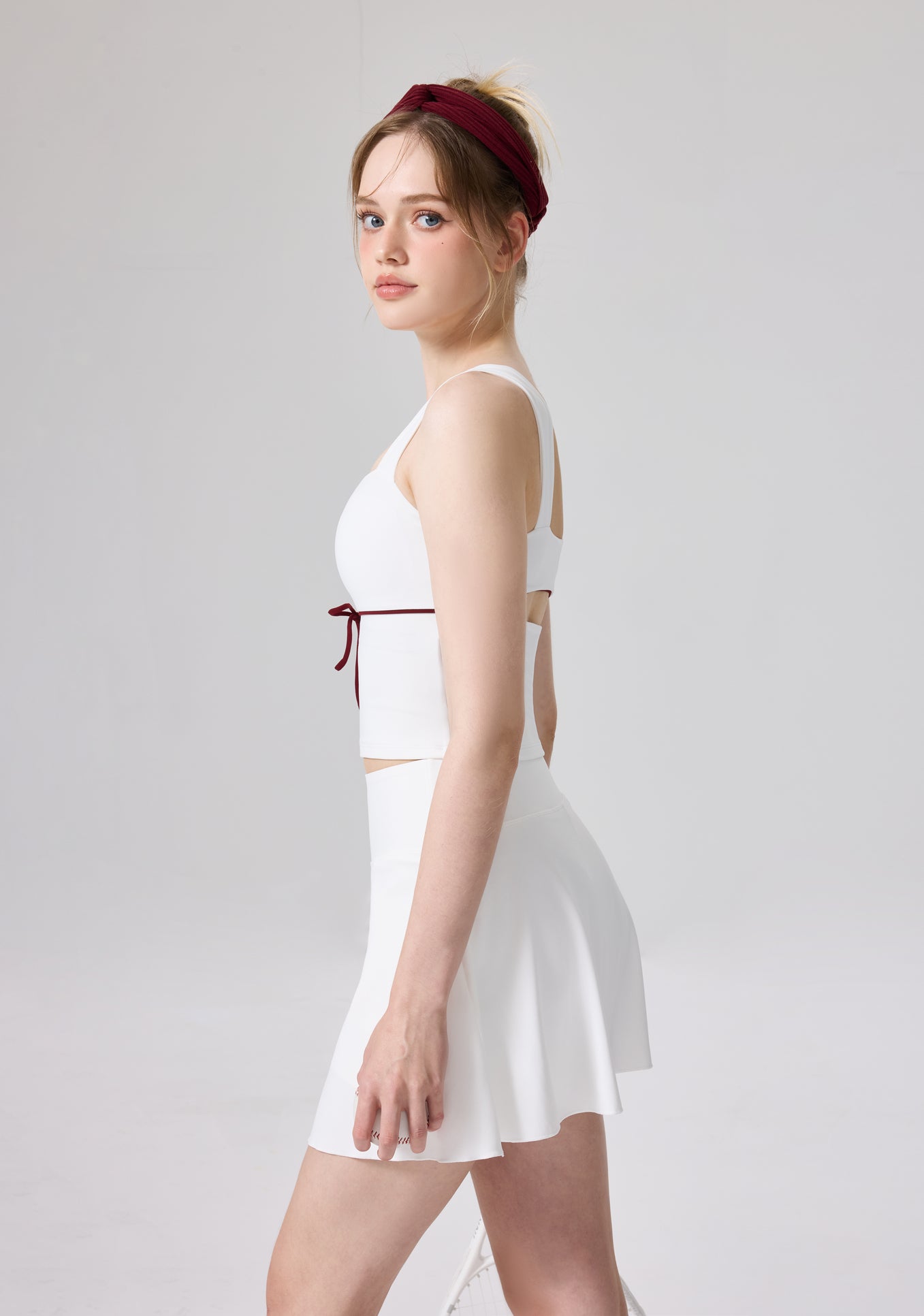 「Aspen」Square Neck Top for Tennis Dance Yoga, Date Night Outfit, Resort Wear
