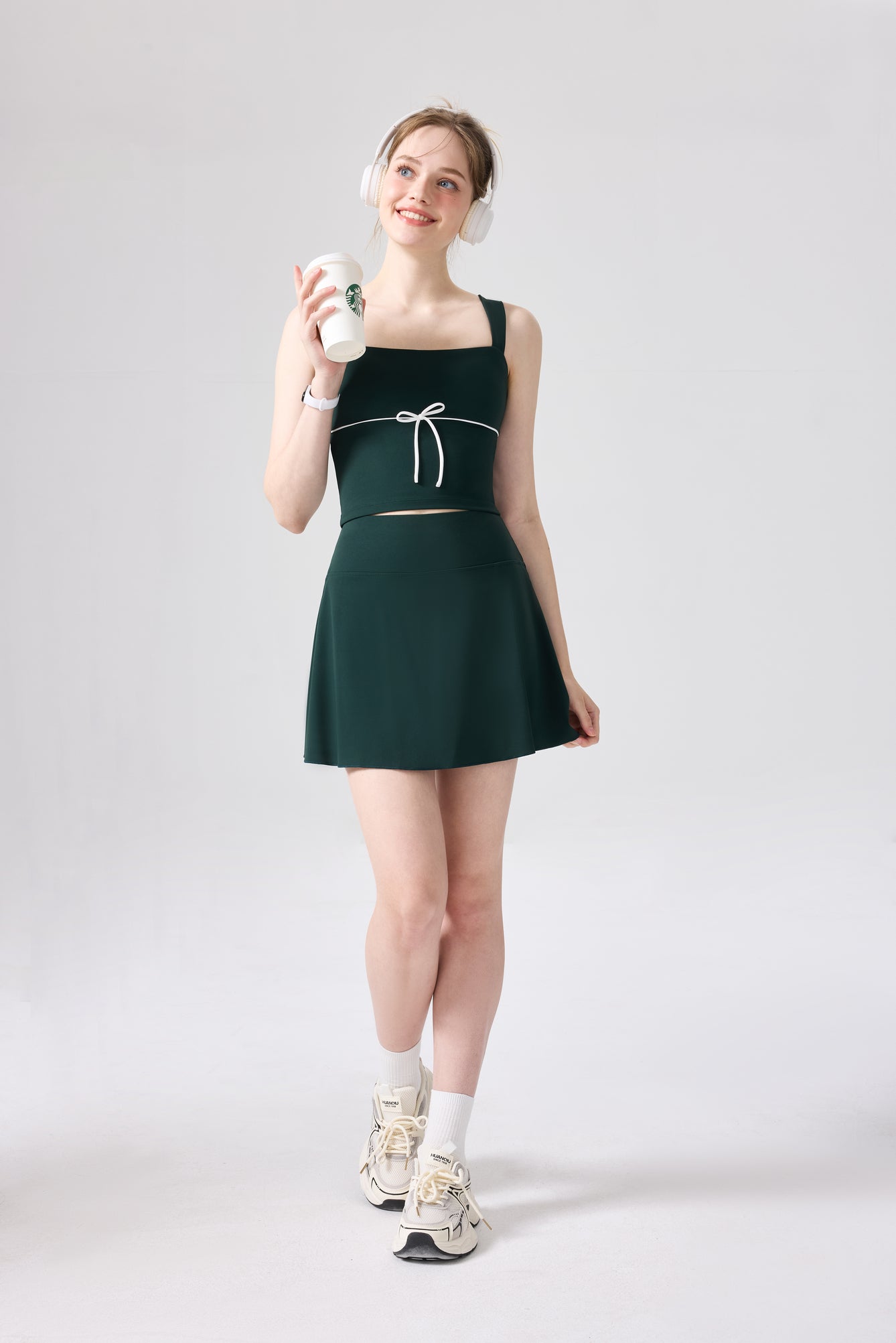 「Aspen」Square Neck Top for Tennis Dance Yoga, Date Night Outfit, Resort Wear