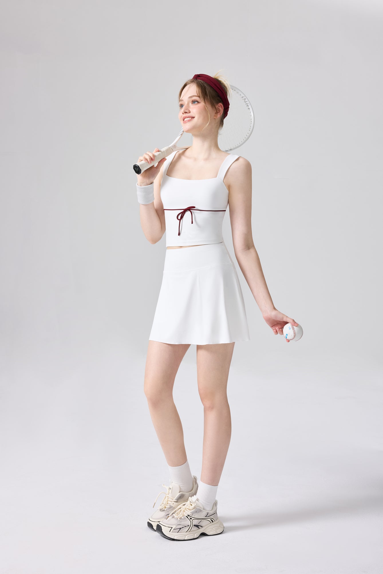 「Aspen」Square Neck Top for Tennis Dance Yoga, Date Night Outfit, Resort Wear