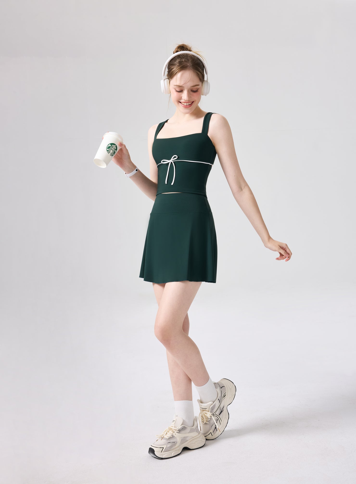 「Aspen」Square Neck Top for Tennis Dance Yoga, Date Night Outfit, Resort Wear