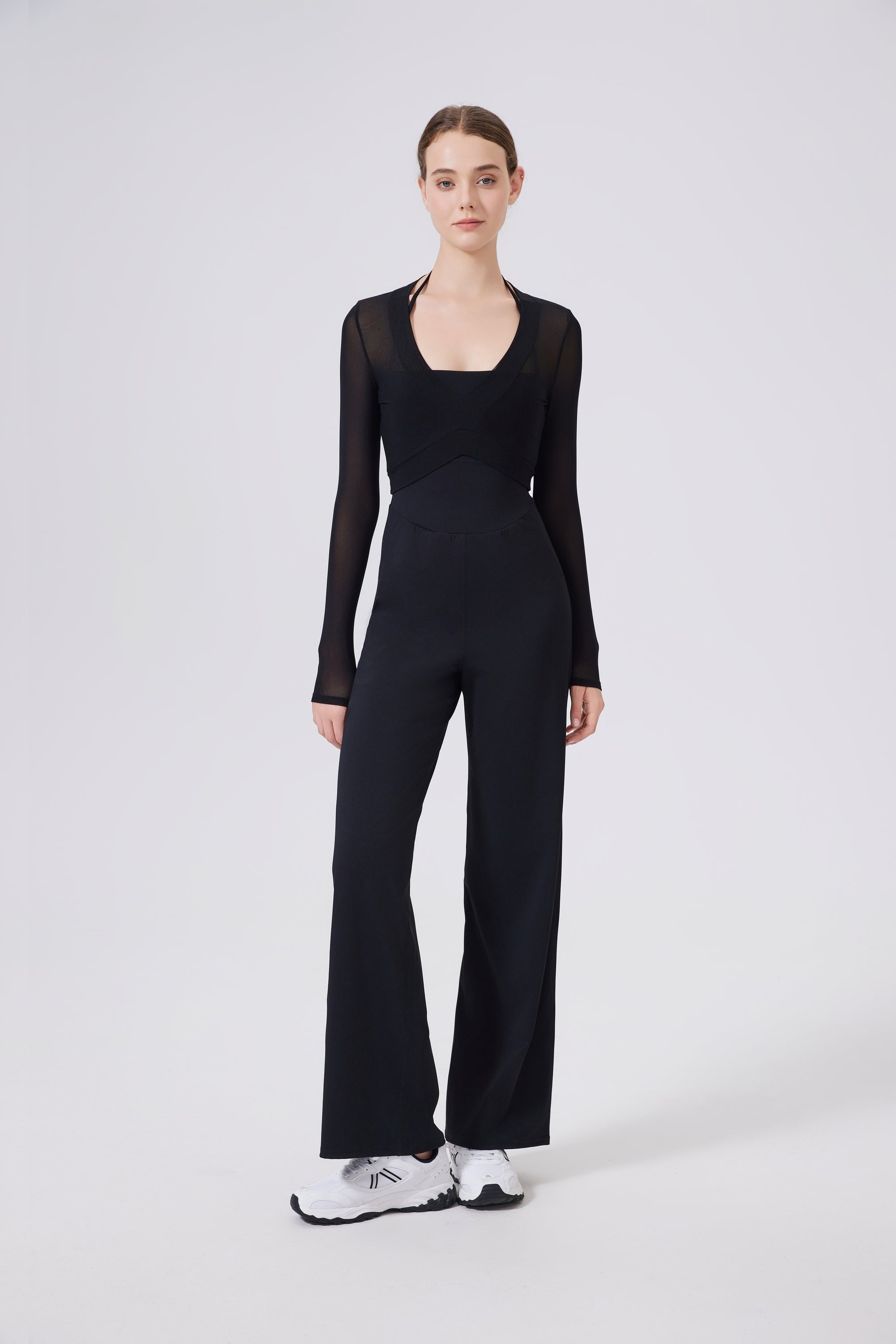 「Pearl」Translucent Mesh Cover-Up - Yoga Cover-Up, Dancewear, Balletcore