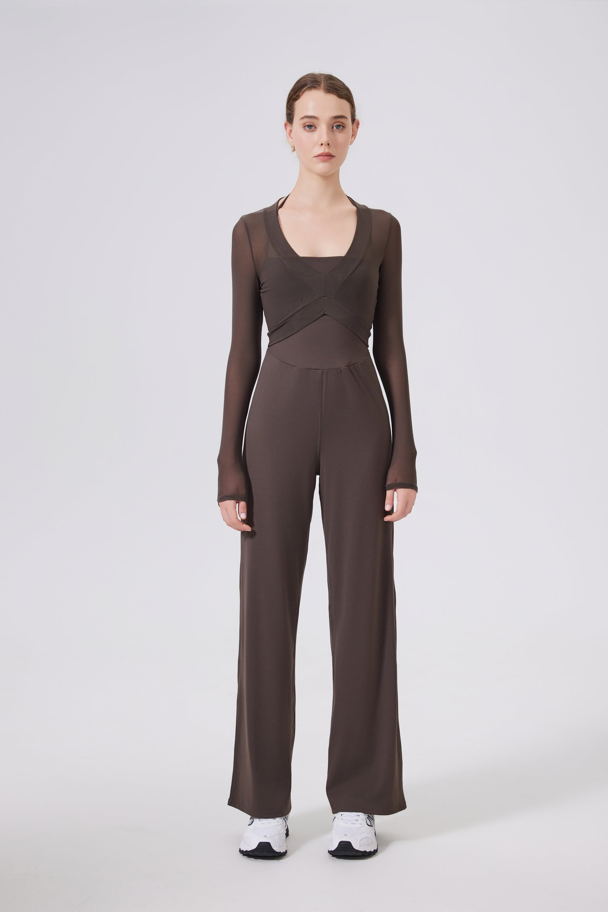 「Pearl」Translucent Mesh Cover-Up - Yoga Cover-Up, Dancewear, Balletcore