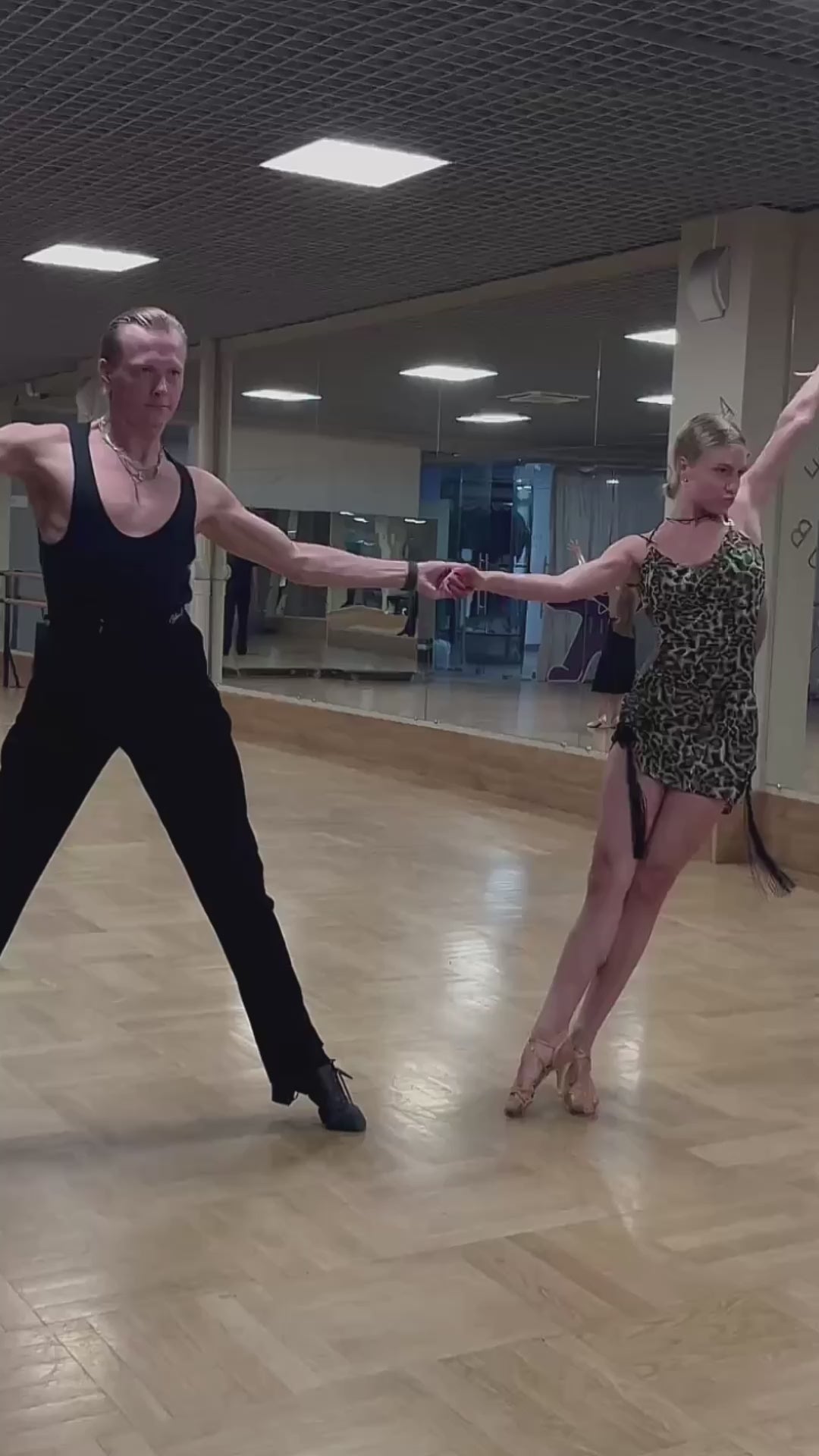 Wild Pulse Leopard Collection | Untamed Muse | Latin Dance Dress | Meichencc